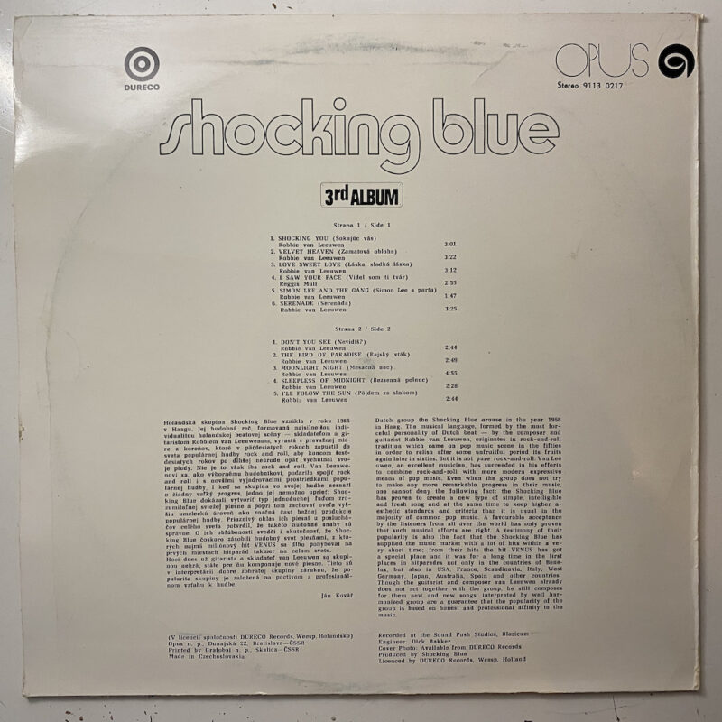 Shocking Blue - 3rd Album