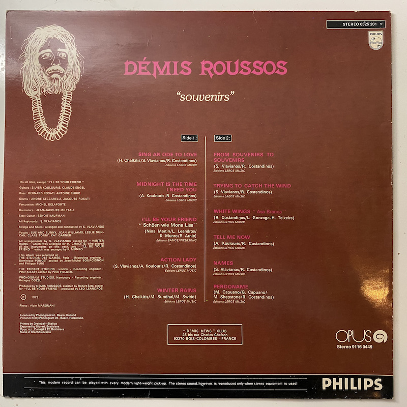 Démis Roussos "souvenirs"