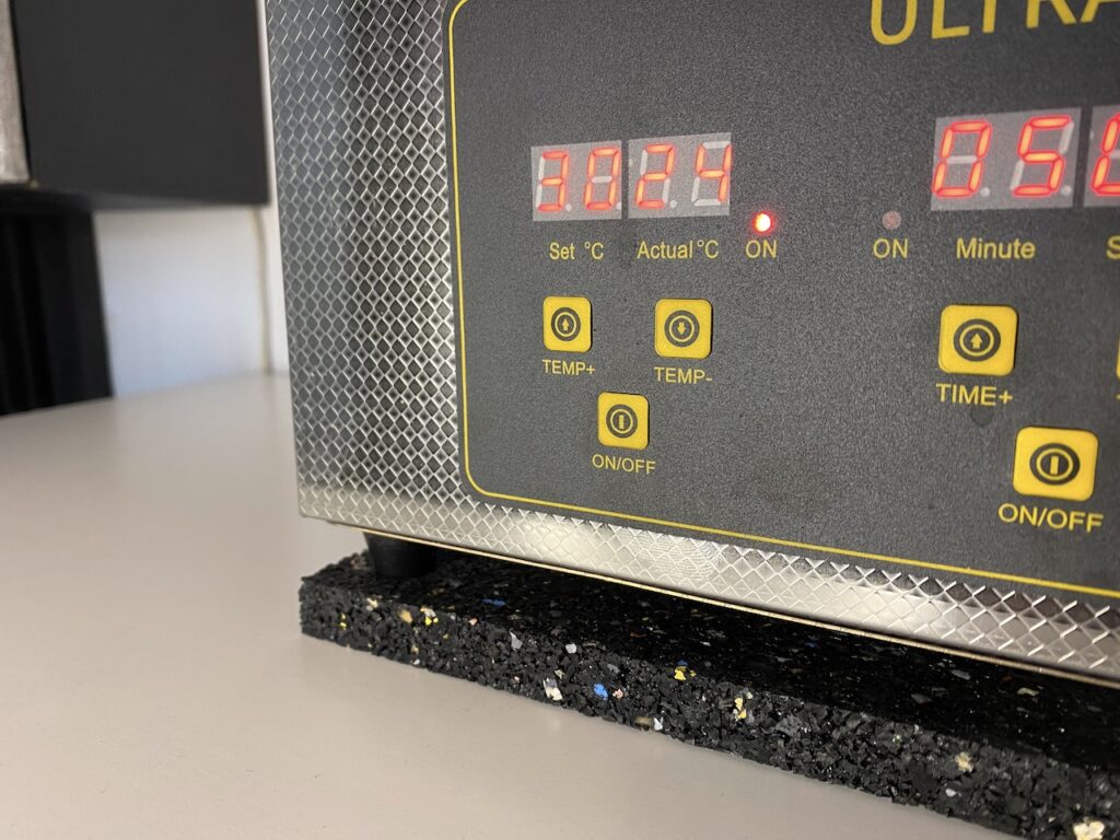 nastavenie teplty v ultrazvukovej pracke