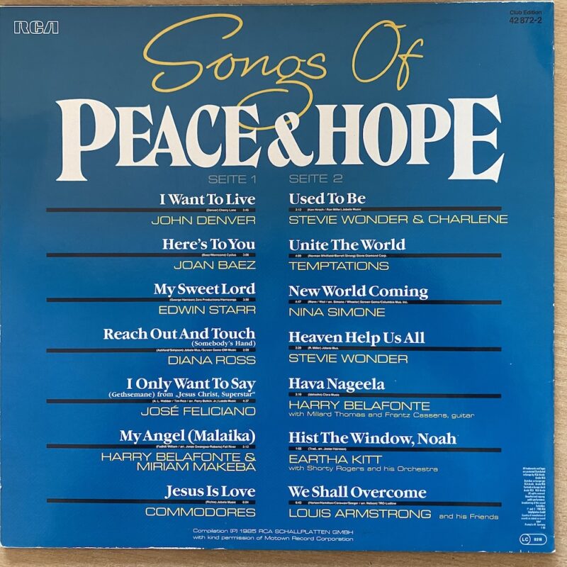 Song of Peace & Hope