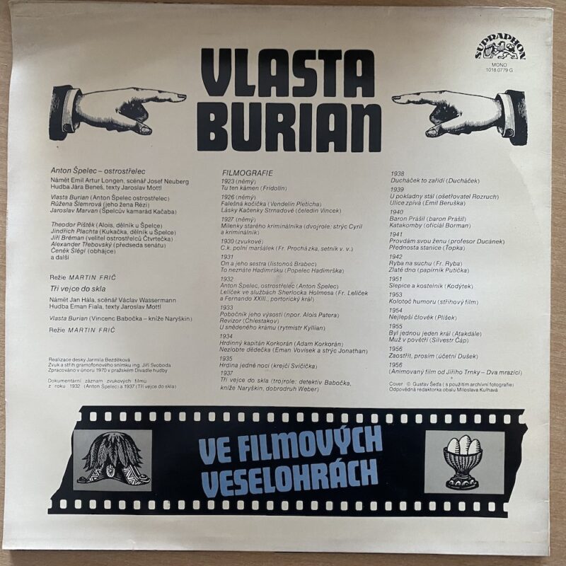 Vlasta Burian ve filmových veselohrách