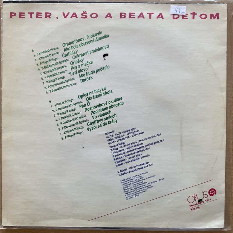 Peter, Vašo a Beáta deťom