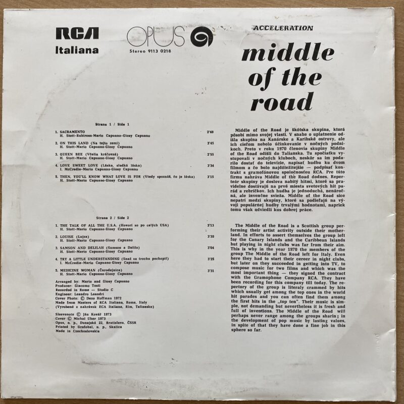 Acceleration - Middle of the road
